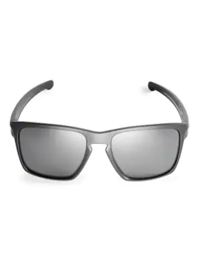 Oakley 57mm Square Polarized Sunglasses In Black