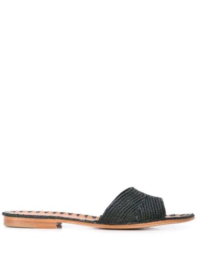 Carrie Forbes Fati Woven Sandals - Blue