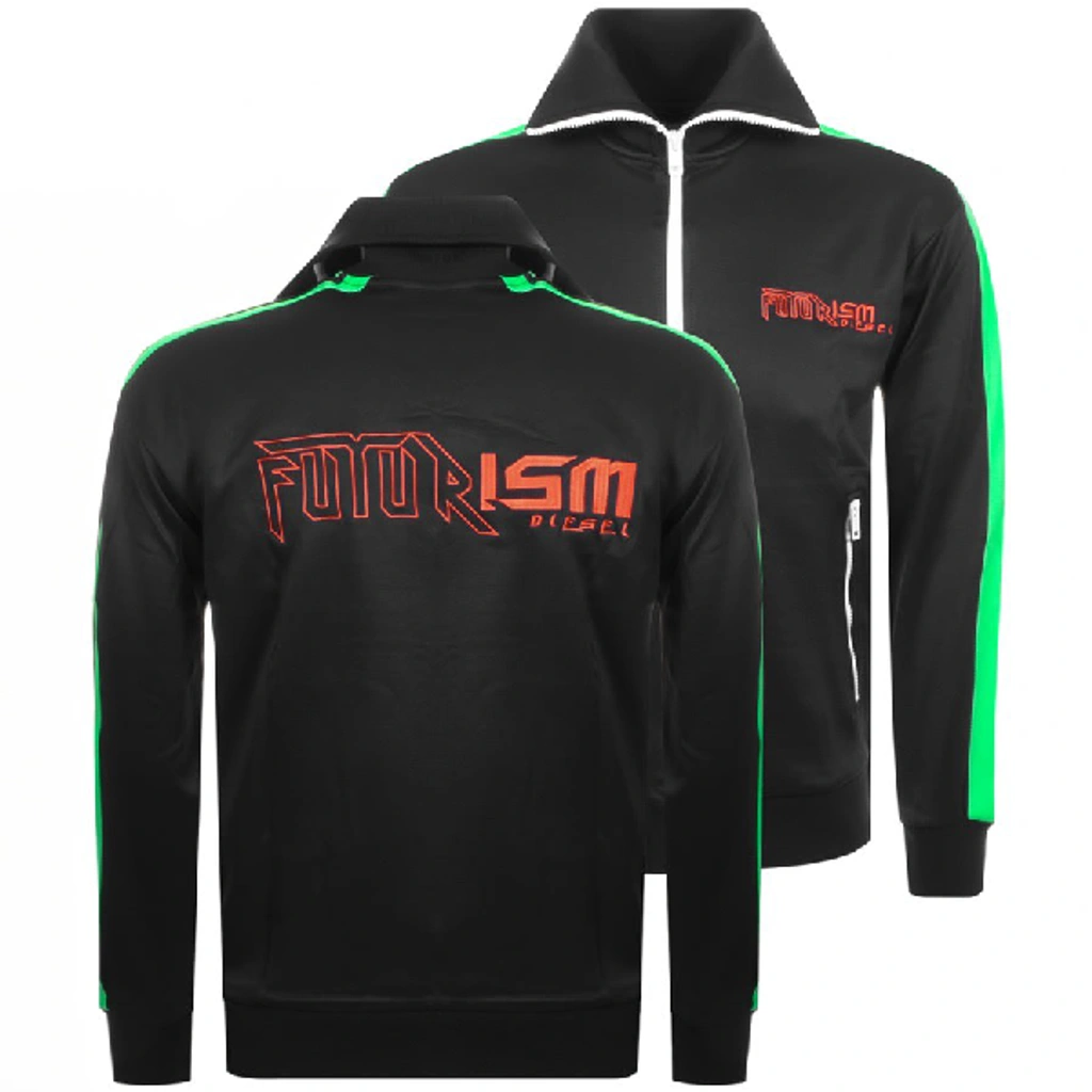 DIESEL / FUTURISM /トラックジャケット Diesel S Hisoka Track Top Black | ModeSens