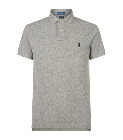 Ralph Lauren Custom Slim Fit Polo T Shirt Grey