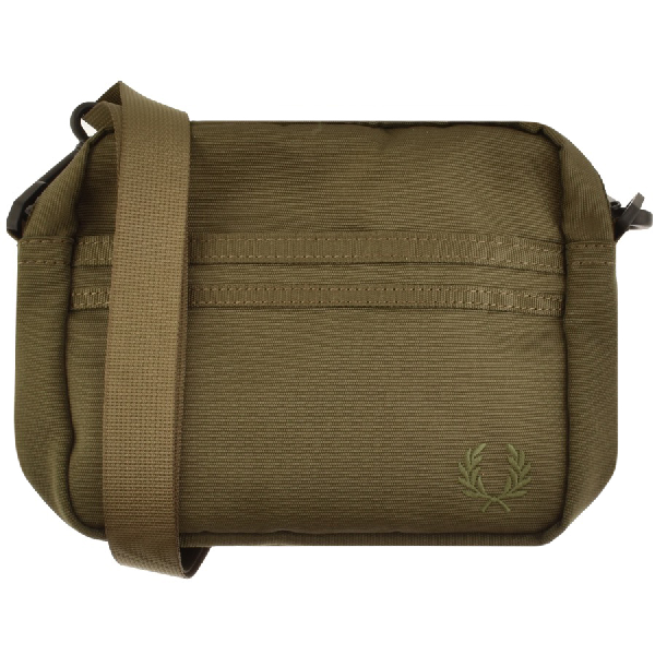 fred perry tonal tipped side bag