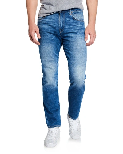 7 For All Mankind Men's Adrien Clean-pocket Denim Jeans In Blue