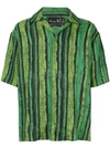 Martine Rose Printed Button Shirt In Green