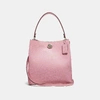 Coach Charlie Bucket Bag In Blossom/silver