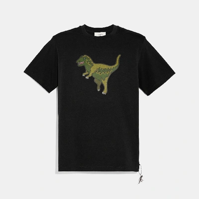 Coach Rexy T-shirt - Size L In Black