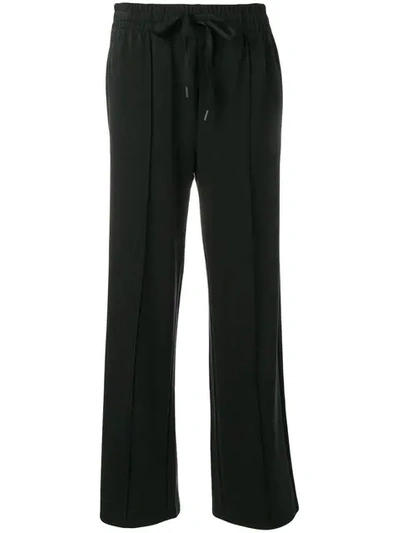 Alexander Wang T T By Alexander Wang Wide Leg Pants In Black