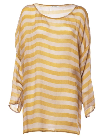 Mes Demoiselles Striped Blouse In Yellow