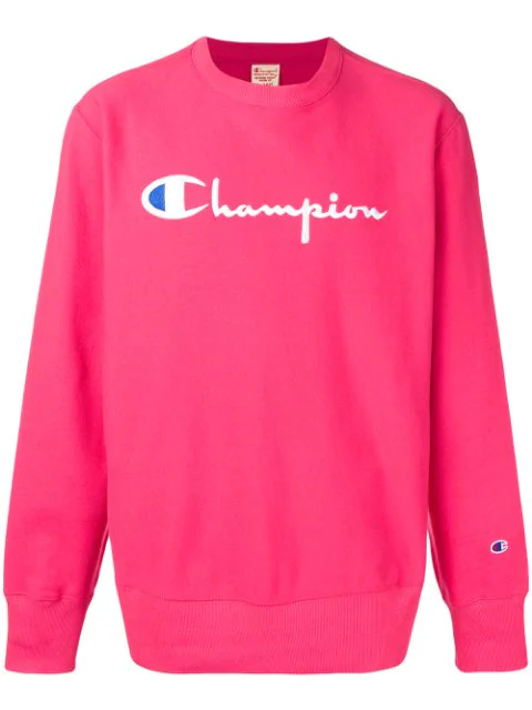 fuschia champion hoodie