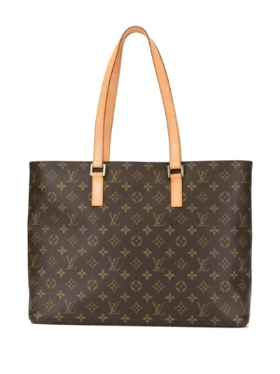 Pre-owned Louis Vuitton Luco Tote In Brown