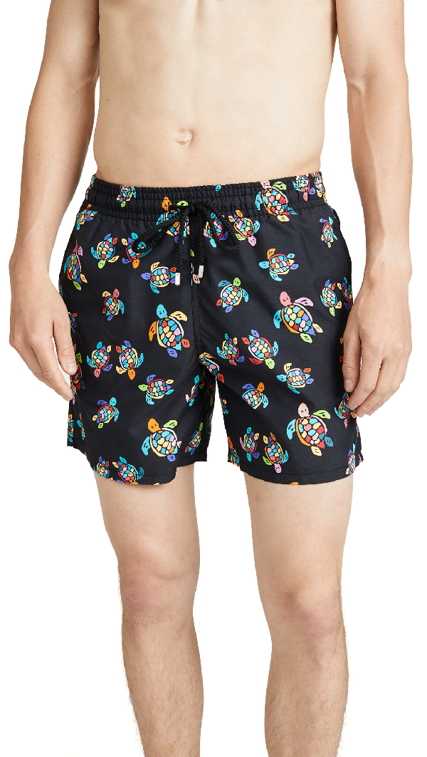 turtle print swim shorts