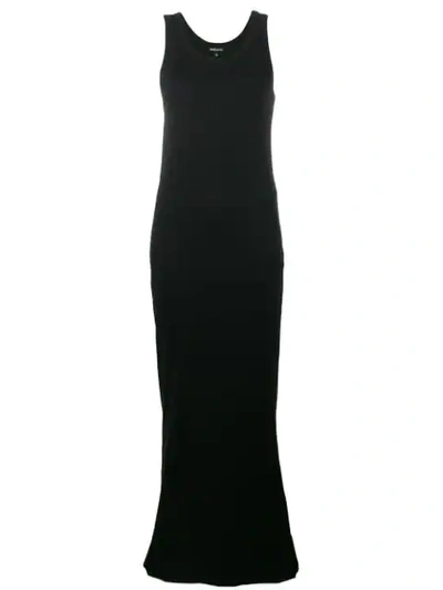 Ann Demeulemeester Fitted Long Dress - Black