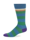 Paul Smith Sol Twist Socks In Green