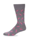 Paul Smith Dinosaur Socks In Grey