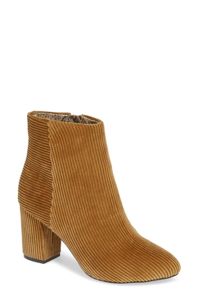 Band Of Gypsies Andrea Bootie In Tan Corduroy