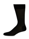Marcoliani Lisle Micro Oxford Socks In Charcoal