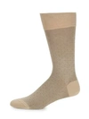 Marcoliani Lisle Micro Oxford Socks In Grey