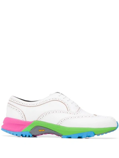 Comme Des Garçons Homme Deux Comme Des Garcons Homme Plus White Wingtip Brogues In White