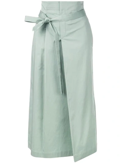 Rochas Oenothera Skirt In Green