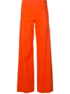Theory Flared Trousers - Orange