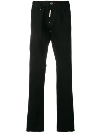 Philipp Plein Gothic Plein Jeans In Black