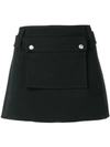 Courrèges A-line Mini Skirt In Black