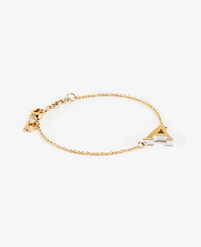 Ann Taylor Initial Bracelet In A