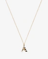 Ann Taylor Striped Initial Necklace In A