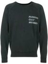 Satisfy Crew Neck Sweatshirt In Black