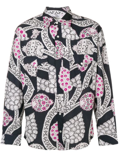 Isabel Marant Pitt Printed Cotton Western Shirt In Multi Colour