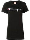 Champion Logo Printed T-shirt - Black