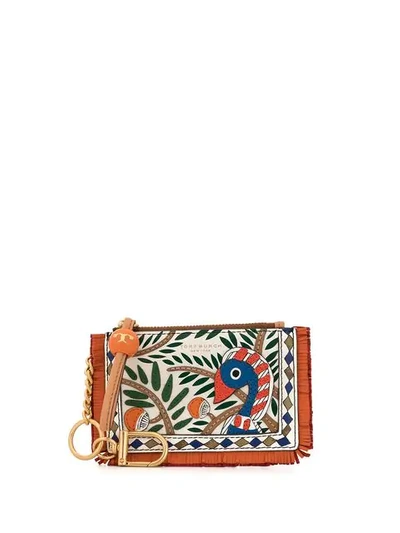 Tory Burch Toucan Zipped Small Pouch - Multicolour