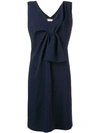 Lanvin Knot Detail Dress - Blue