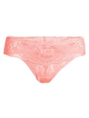 Hanky Panky American Beauty Rose Lace Thong In Pink Parfait