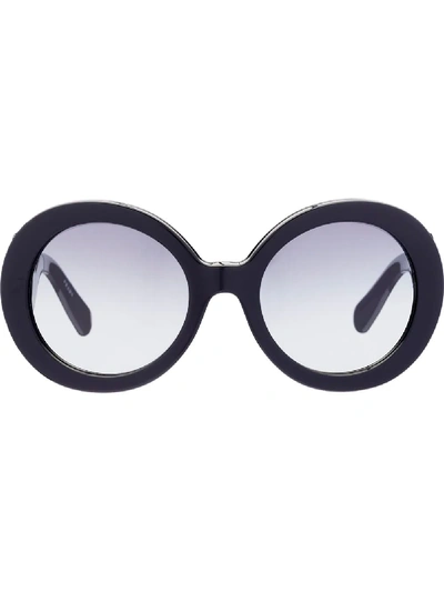 Prada Eyewear ' Minimal-baroque' Sonnenbrille - Grau In Blue