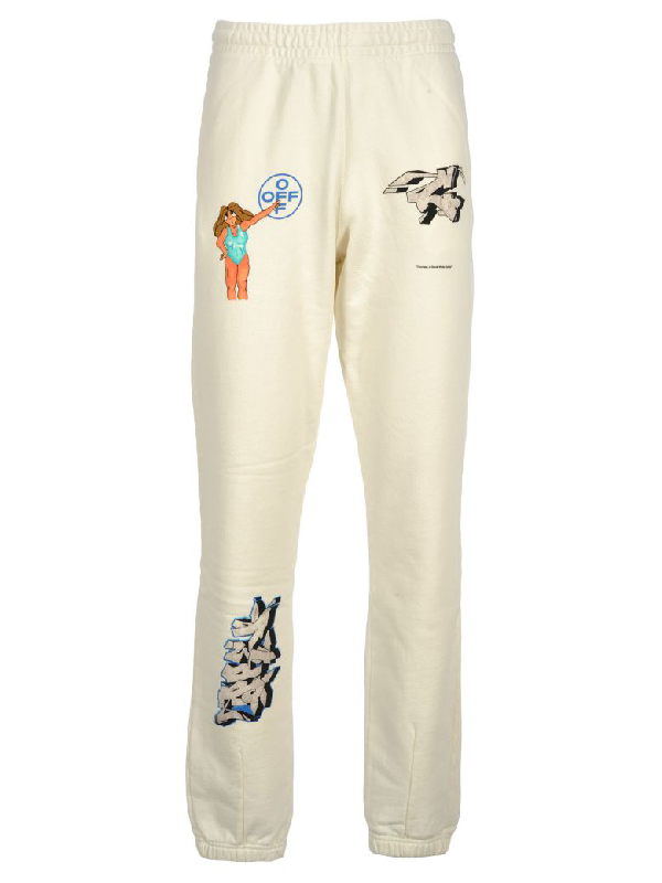 Off-white Off White Dondi Graffiti Sweatpants | ModeSens