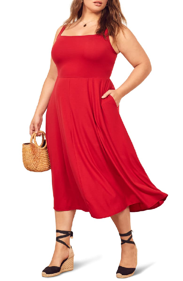reformation mary tank dress