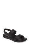 Fitflop Barra Crystalled Sandal In Black Leather