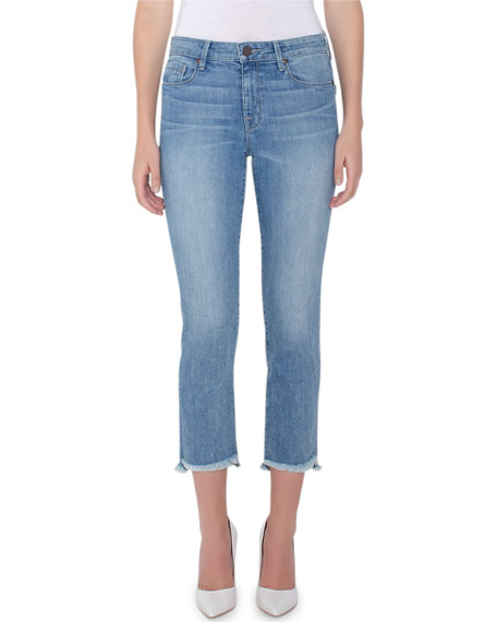 Parker Smith Cropped Straight-leg Jeans In Rain | ModeSens
