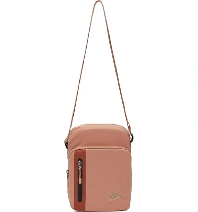 Nike Tech Small Items Bag In Rose Gold/ Dusty Peach