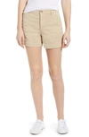 Ag Caden Tailored Trouser Shorts In Sulfur Fresh Sand