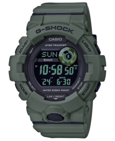 G-shock Digital Resin-strap Watch In Green