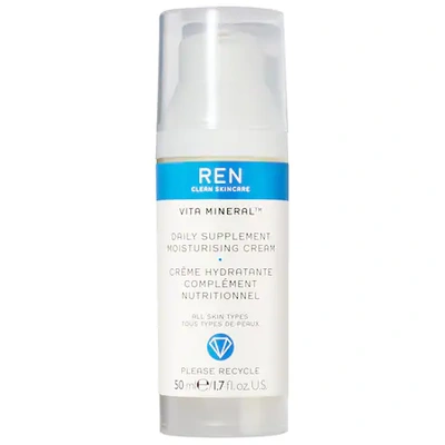 Ren Clean Skincare Vita-mineral Daily Supplement Moisturising Cream 1.7 oz/ 50 ml
