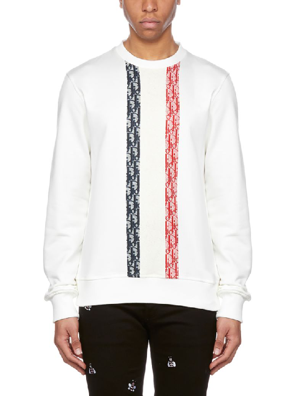 Dior I Am Paris Sweatshirt In Bianco Blu Rosso Modesens