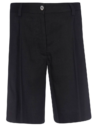 Barena Venezia High Waist Shorts In Black