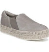 Vince Women's Wilden Espadrille Platform Sneakers In Wood Smoke Suede