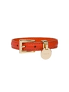 Prada Armband Aus Saffiano-leder - Orange