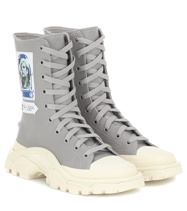 raf simons high top sneakers