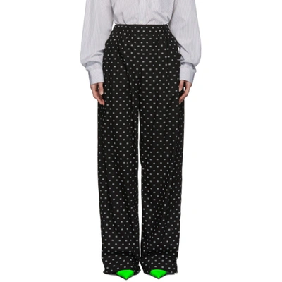 Balenciaga Bb Logo Trousers In Black