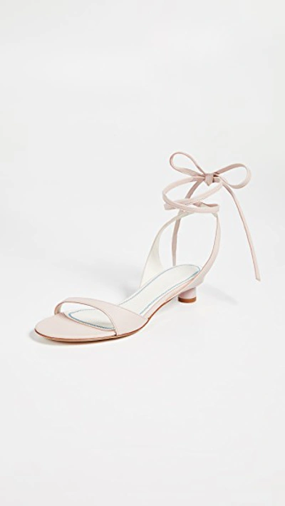 Tibi Scott Sandals In Crepe