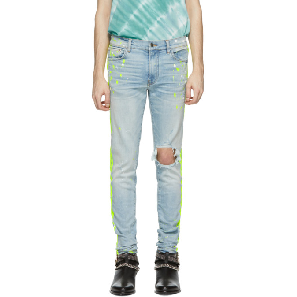 amiri jeans green